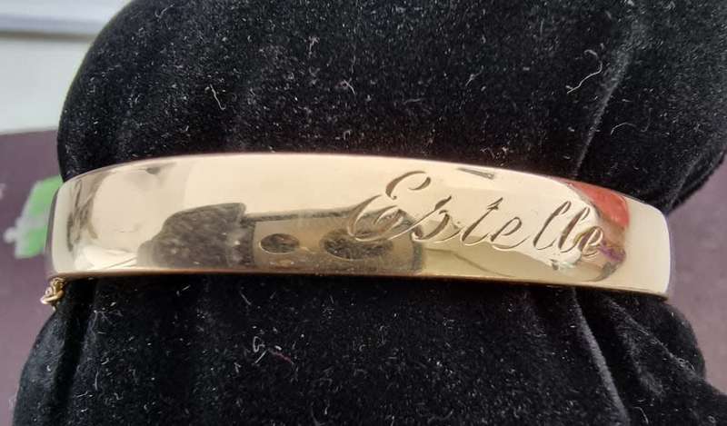 Gold Bangle  - Estelle
