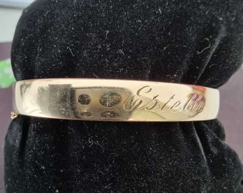 Gold Bangle  - Estelle