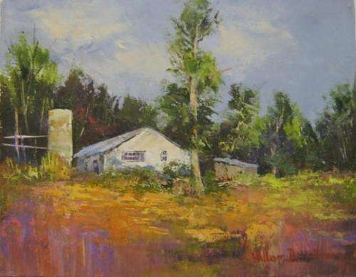 William Dobbelaar. 25x20cm oil on canvas.Natal Midlands