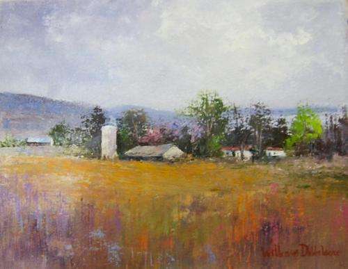 Beautiful Natal midlands scenes by well known artist, William Dobbelaar 20x25cm 0n canvas
