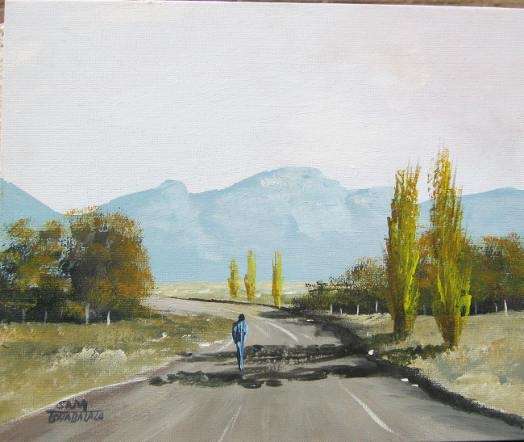 Sam Tshabalala. Board and Acrylic. 30cmx23cm Crazy R1 Auction