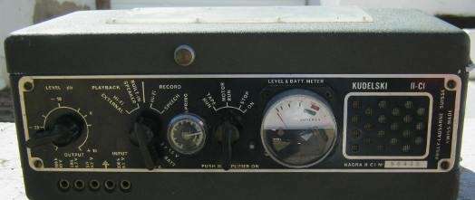 Very rare Kudelski Nagra 11 ci  reel to reel tape recorder. Used in film industry in 50s +60s