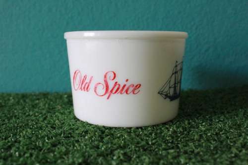 Old Spice Shaving Cream Cup (8.5cm in diameter and 6cm tall)