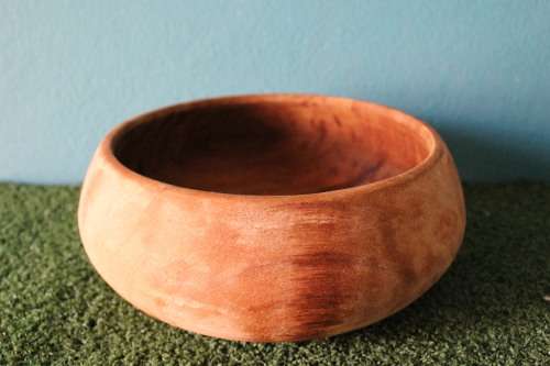 Large Vintage Wooden Salad Bowl