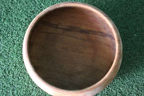 Large Vintage Wooden Salad Bowl