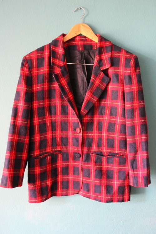 Vintage Tartan Jacket (Medium / Large)