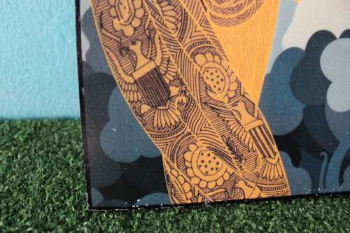 Retro Print on Board (29.5 x 29.5cm)