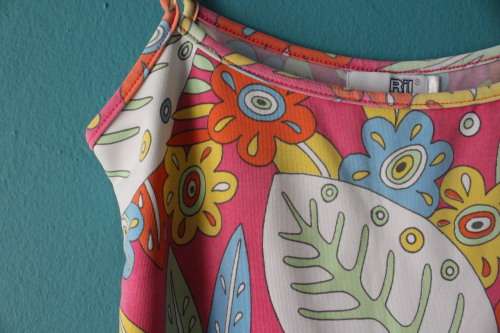 90's Colourful Strappy Top (Small)