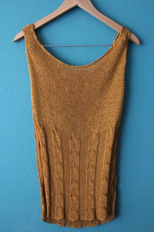 Stunning Gold Knit Top (Small / Medium)