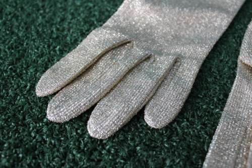 Vintage Gold Long Gloves