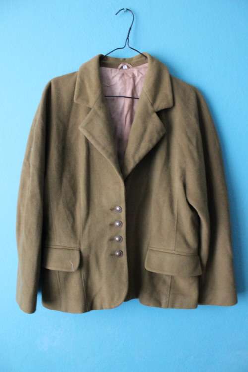 Vintage Military Style Jacket (Medium)