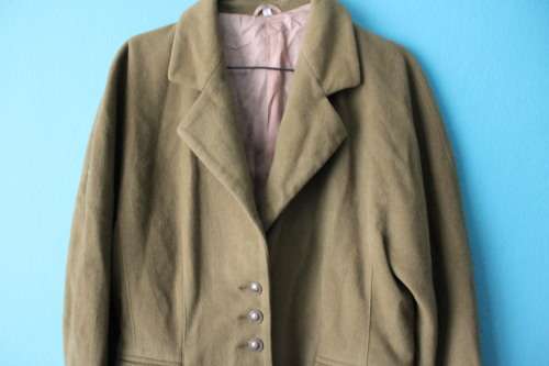 Vintage Military Style Jacket (Medium)