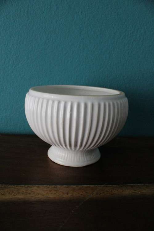 Vintage / Retro White Planter