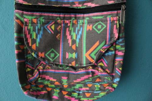 Boho 90's Colourful Sling Bag (25 x 25cm)