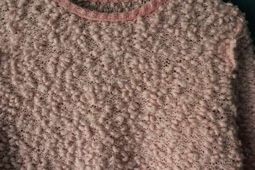 Vintage Baby Pink Sweater (Medium)