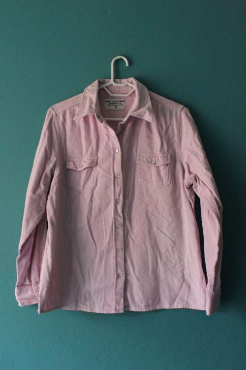 Vintage 90's Pink Corduroy Shirt (Medium)