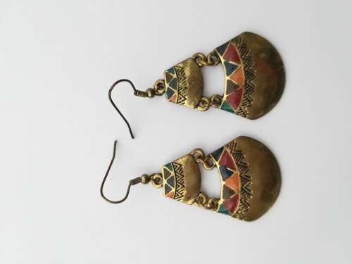 Vintage Boho / Afrocentric Dangly Earrings