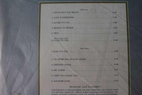 Vintage Vinyl: Carpenters (Close to you)