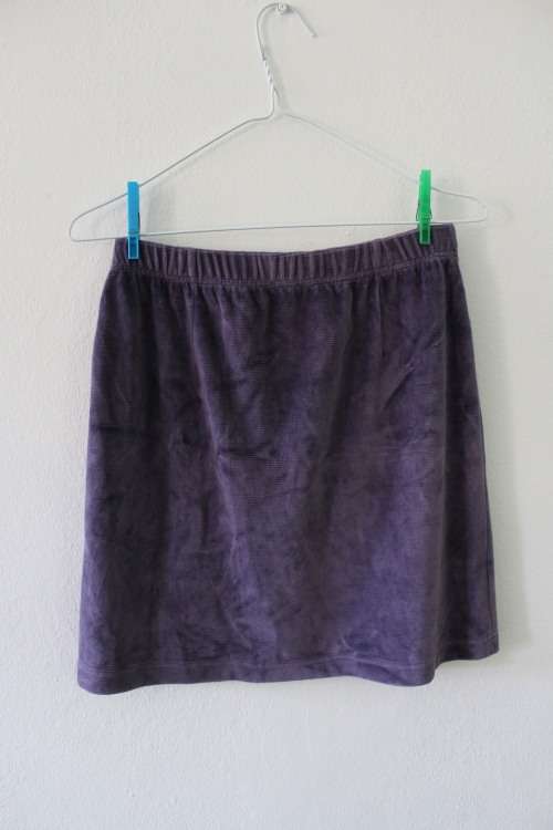 Vintage 90's Purple Corduroy Skirt (Small / Medium)