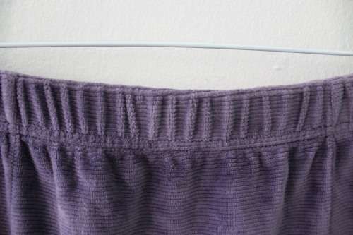 Vintage 90's Purple Corduroy Skirt (Small / Medium)