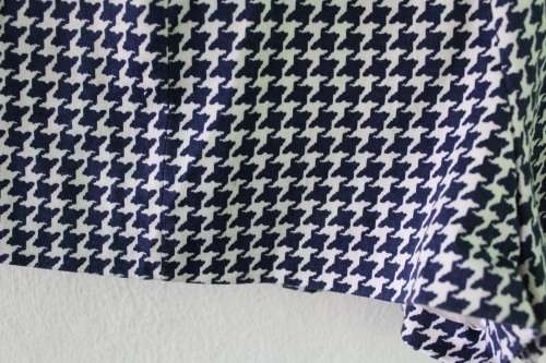 Blue and White Hounds Tooth Shorts (Small)