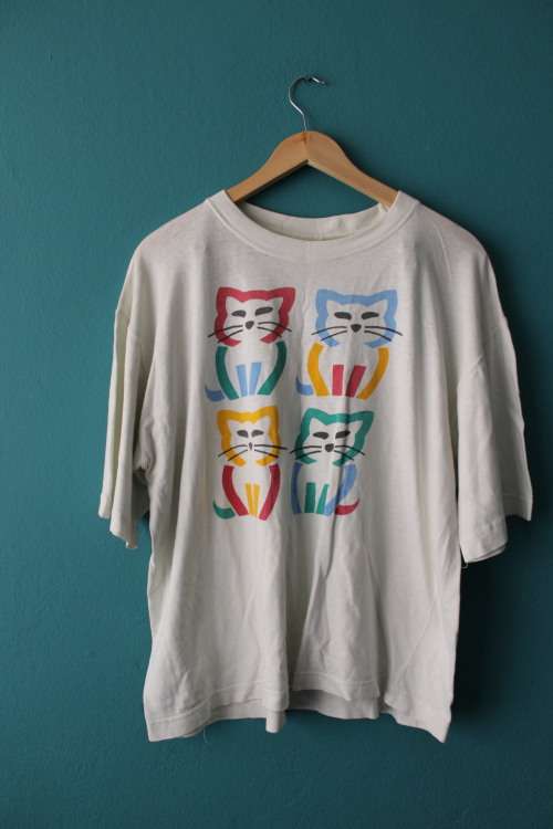Vintage "Cats" 90's t-shirt (XL to 2XL)