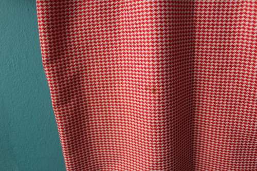 Vintage Red and White Dress (Medium / Large)