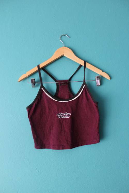 Vintage 90's Cropped Shirt / Top (XS)