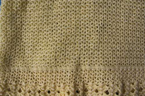Vintage Yellow Crocheted Top (Small / Medium)