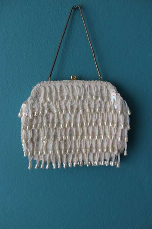 Stunning Vintage Beaded Handbag (16 x 21cm)