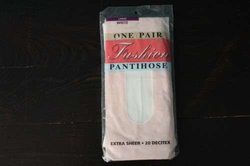 Vintage white 1980's Stockings (Large) Never worn