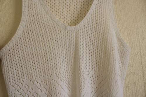 Boho Semi Sheer Knit Top (XXL)