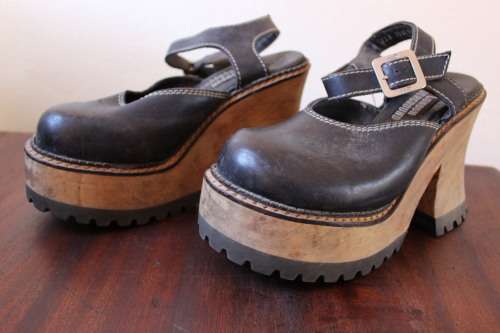 Vintage 90's London Underground Platforms (Ladies size 5/6)
