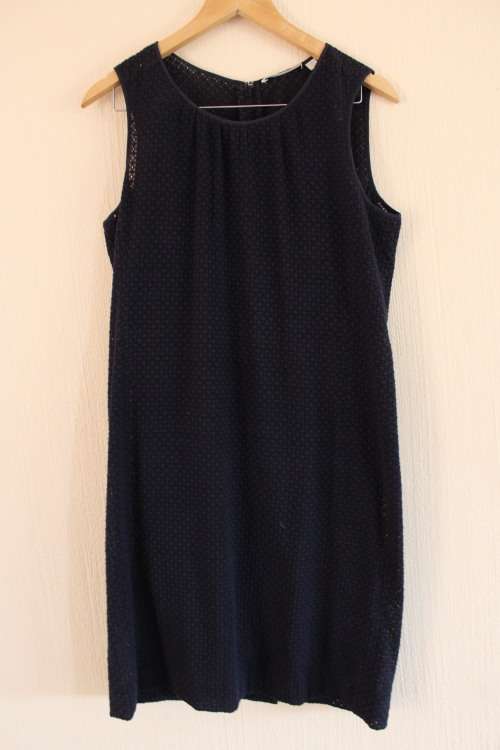 Trenery Navy Blue Dress (Size 10)