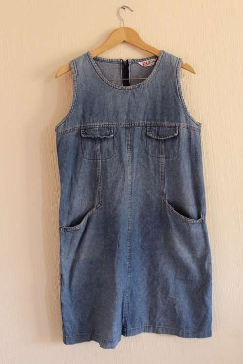 Denim 90's Dress (Large / XL)