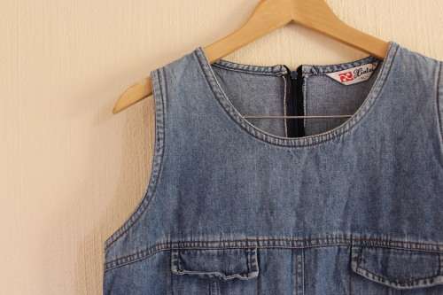 Denim 90's Dress (Large / XL)