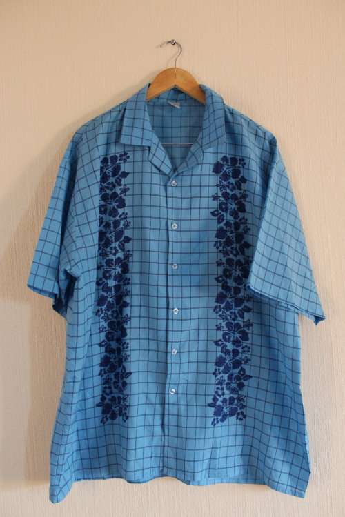 Vintage Tropical / Check Shirt (XL)