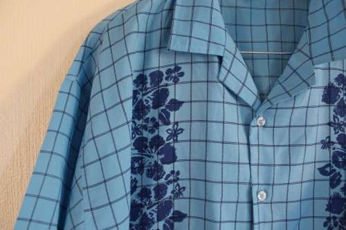 Vintage Tropical / Check Shirt (XL)