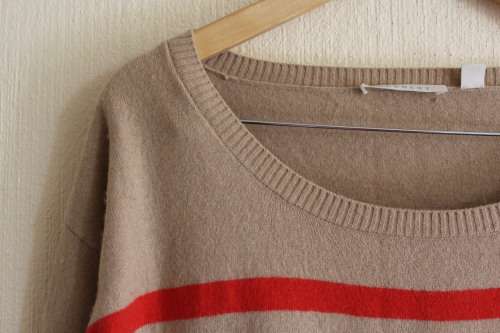 Orange and Beige Sweater by Trenery (Medium) See description