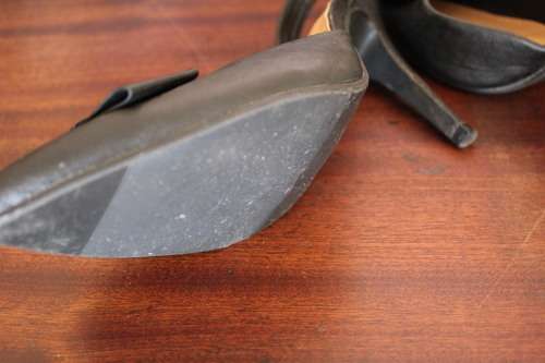 Lovely Black Rage Heels (Size 5) Great condition