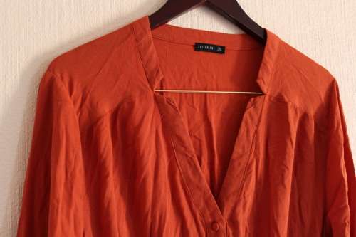 Burnt Orange Boho Dress by "Cotton On" (Large)