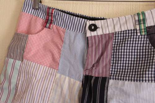 Patchwork Boho Shorts (Size 34)