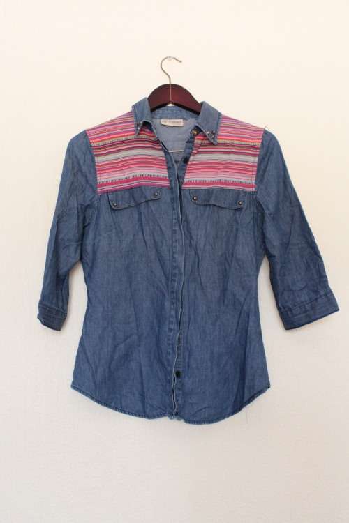 Denim 3/4 Shirt by "Kumaro" (Medium)