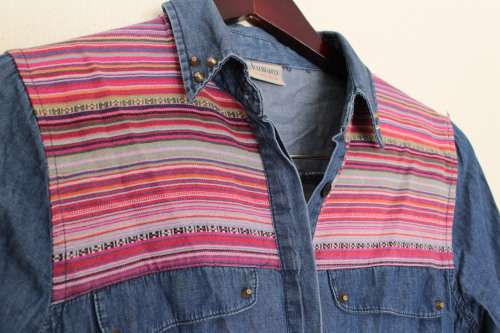 Denim 3/4 Shirt by "Kumaro" (Medium)