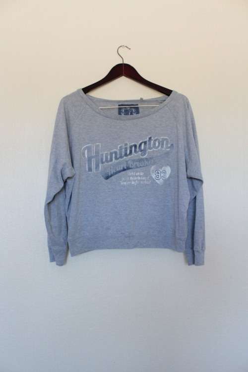 Cropped Grey Aweat Shirt by Factorie (XL)