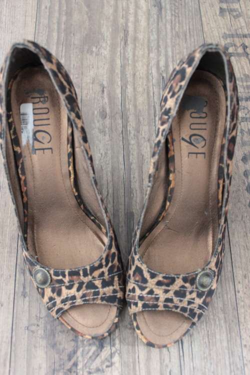 Stunning Animal Print Heels (Size 4) by Rouge
