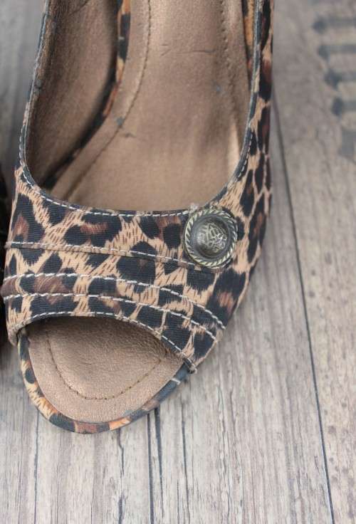 Stunning Animal Print Heels (Size 4) by Rouge
