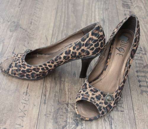 Stunning Animal Print Heels (Size 4) by Rouge