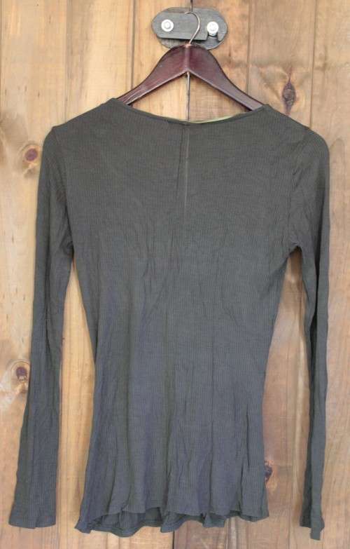 Olive Green Cross Over Shirt by "Cotton On" (Medium)