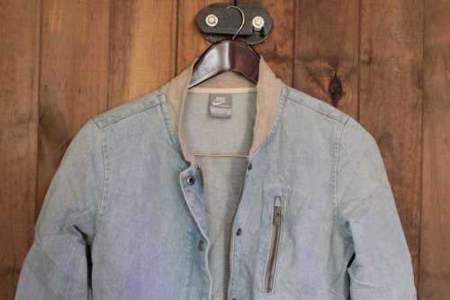 Vintage "Nike" Denim Jacket (Small) See description